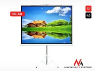 Maclean MC-536 72 '4: 3 projekčné plátno 145 x 110