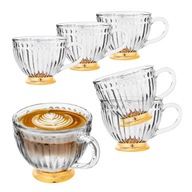 Sklenené poháre Altom Design Lily na zlatej nohe, 430 ml, Sada 6 kusov Sklenené poháre Altom Design Lily na zlatej nohe, 430 ml, Sada 6 kusov