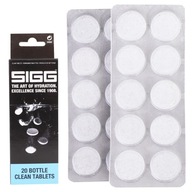 Tablety na čistenie fliaš, fliaš na vodu, termosky, 20 ks SIGG Tablety na čistenie fliaš, fliaš na vodu, termosky, 20 ks SIGG