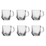 6x pohár ALVIN s uškom, 300ml, krištáľový vzor 6x pohár ALVIN s uškom, 300ml, krištáľový vzor