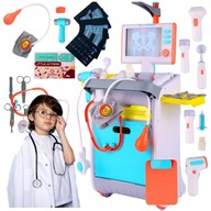 SET MALÝ LEKÁR PRE DETI NA VOZÍČKU ZVUK Hra na doktora SET MALÝ LEKÁR PRE DETI NA VOZÍČKU ZVUK Hra na doktora