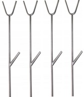 Podpery pre palice, nerezová tyč 6mm, 4x Podpery pre palice, nerezová tyč 6mm, 4x