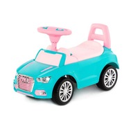 RIDDLE PUSH CAR 2 V 1 SOUND POLESIE Tyrkysová RIDDLE PUSH CAR 2 V 1 SOUND POLESIE Tyrkysová
