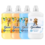 Coccolino Fresh&Soft MIX aviváž na oblečenie 4x1700 ml