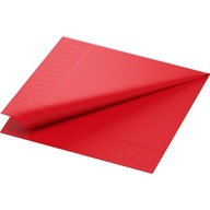Papierový obrúsok 40x40 červený 2-vrstvový 125 ks