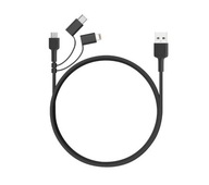 Aukey USB - USB-C / microUSB / Lightning kábel Aukey USB - USB-C / microUSB / Lightning kábel