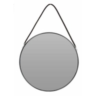 Čierne podkrovné zrkadlo na páse, 38 cm
