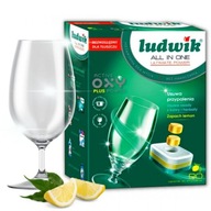 Ludwik All In One Lemon tablety do umývačky riadu 90 ks Ludwik All In One Lemon tablety do umývačky riadu 90 ks