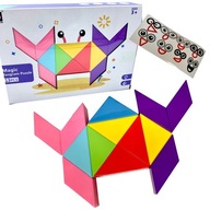 VEĽKÉ MAGNETICKÉ PODLOŽKY KIDS TANGRAM PUZZZLE