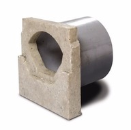 Predná stena s drenážnym čapom V = 6 cm Predná stena s drenážnym čapom V = 6 cm