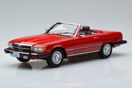 Mercedes 450 SL R107 US Verzia Red Norev 1/18