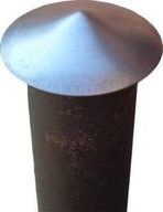 KOVOVÁ ČIAPKA NA PLOTOVÝ STĹP 110MM