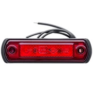 HORPOL LD 677 LED červené obrysové svietidlo na gumenej základni HORPOL LD 677 LED červené obrysové svietidlo na gumenej základni