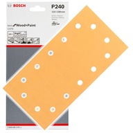 Bosch C470 brúsny papier 115x230 gr.240 Farba na drevo 14 dier balenie po 10 ks Bosch C470 brúsny papier 115x230 gr.240 Farba na drevo 14 dier balenie po 10 ks