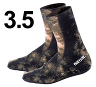 Neoprénové ponožky SEAC CAMO 3,5 mm hnedé S
