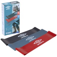 Sada posilňovacích pásov pre kondičné rehabilitačné cvičenia UMBRO 3 kusy Sada posilňovacích pásov pre kondičné rehabilitačné cvičenia UMBRO 3 kusy