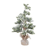 90 cm zasnežený vianočný stromček v jutovom vreci VILLAITALIA