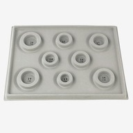 Náramok Design Board 8 veľkostí flockovaný plast, 35x26cm, 1ks Náramok Design Board 8 veľkostí flockovaný plast, 35x26cm, 1ks
