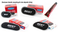 Sada záplat OVÁL Best tube + lepidlo Sada záplat OVÁL Best tube + lepidlo