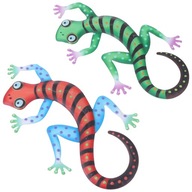 2ks Gecko prívesky Kovový dekor chrobáčik 2ks Gecko prívesky Kovový dekor chrobáčik