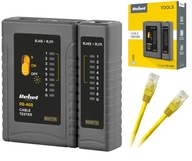 TESTER SIEŤOVÝCH KÁBLOV UTP RJ11 RJ12 RJ45 REBEL TESTER SIEŤOVÝCH KÁBLOV UTP RJ11 RJ12 RJ45 REBEL