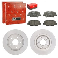 TRW ZADNÉ DISKY+DLOŽKY MAZDA 6 GJ GL 2.0-2.5 2012-