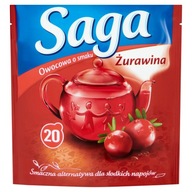 Sága ovocný čaj s príchuťou brusníc 34 g Sága ovocný čaj s príchuťou brusníc 34 g