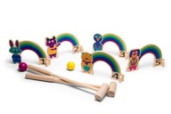 BS Toys, drevený kriket Rainbow