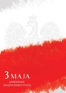 Plagát Deň ústavy 3. máj, Poľsko 50x70 cm
