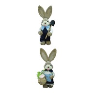 Jemná detská bábika s figúrkou zajačika