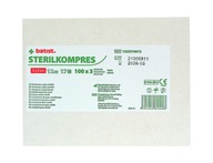 Sterilné gázové obklady gáza 5x5cm 12w 17n 100x3sz Sterilné gázové obklady gáza 5x5cm 12w 17n 100x3sz