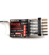 Prijímač RadioLink R6DS 2.4G 6-Ch SBUS a PPM Prijímač RadioLink R6DS 2.4G 6-Ch SBUS a PPM
