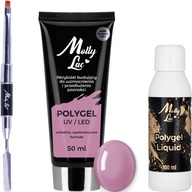Polygélový akrylový builder MOLLYLAC 50 ml + tekutina + štetec výber farieb Polygélový akrylový builder MOLLYLAC 50 ml + tekutina + štetec výber farieb