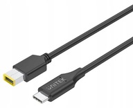 Napájací kábel pre notebooky Lenovo Unitek, 65W USB-C - DC 11 x 4,5 mm TIP