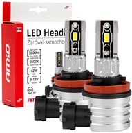 LED ŽIAROVKY LED H8 H9 H11 PRE AUDI A4 B8, A5, A3 8V, A6 C7, Q3, Q5