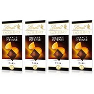 Čokoládová súprava Lindt Excellence s pomarančom x 4