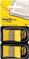 Post-it indexovacie štítky žlté 25x43mm 100 ks
