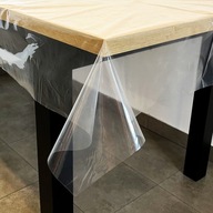 Ochranná ochranná fólia na stôl, rozmery: 1,1 m x 10 m, tenká