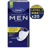 Anatomické vložky Tena Men Active Fit Level 2 20 kusov Anatomické vložky Tena Men Active Fit Level 2 20 kusov