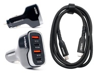 USB/USB-C KÁBEL NABÍJAČKY DO AUTO 100W CC 1m USB/USB-C KÁBEL NABÍJAČKY DO AUTO 100W CC 1m