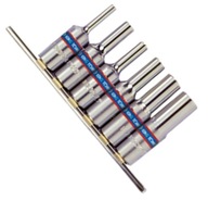 KING TONY Zásuvky dlhé TORX E4-E14 3/8 6ks KING TONY Zásuvky dlhé TORX E4-E14 3/8 6ks