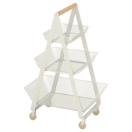 IKEA RISATORP Vozík, biely, 57x39x86 cm IKEA RISATORP Vozík, biely, 57x39x86 cm