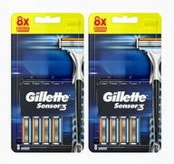 Holiace kazety Gillette Blue 3 Sensor 16ks