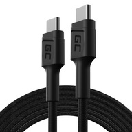 GC kábel USB-C 60 W kábel Typ USB-C – USB-C 200 cm rýchle nabíjanie GC kábel USB-C 60 W kábel Typ USB-C – USB-C 200 cm rýchle nabíjanie