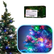 Farebné osvetlenie vianočného stromčeka 100 LED, 10m svetelná reťaz, 8 režimov svietenia Farebné osvetlenie vianočného stromčeka 100 LED, 10m svetelná reťaz, 8 režimov svietenia