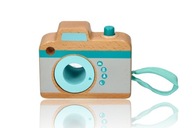 Drevená hračka Lelin kamera pre dieťa