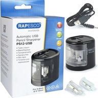 Elektrické strúhadlo čierne RAPESCO USB automatické Elektrické strúhadlo čierne RAPESCO USB automatické