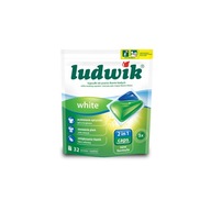 Ludwik Kapsule na pranie bielych látok Biele čiapky 2v1 32 ks Ludwik Kapsule na pranie bielych látok Biele čiapky 2v1 32 ks