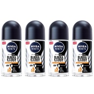 NIVEA pánsky antiperspirant Black&White 4x50ML NIVEA pánsky antiperspirant Black&White 4x50ML