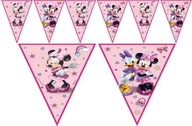 VLAJKY GIRLAND VLAJKY MINNIE MOUSE 1 ROK 230cm VLAJKY GIRLAND VLAJKY MINNIE MOUSE 1 ROK 230cm